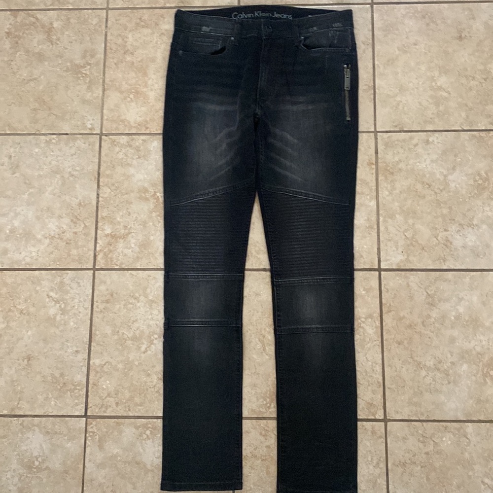 Black Calvin Klein jeans